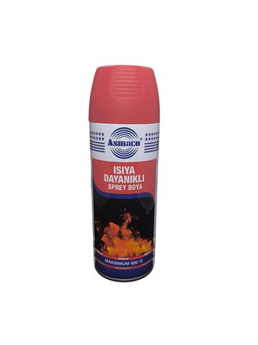 ASMACO ISIYI DAYANKLI KIRMIZI BOYA 400 ML